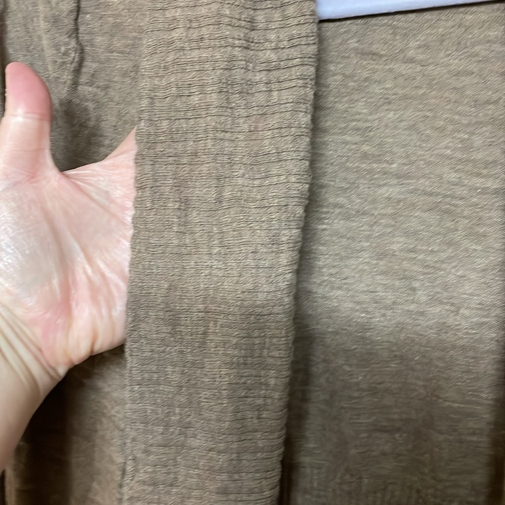 Banana Republic size Small Mocha Color Open Front Cardigan Sweater with Pockets - Picture 9 of 11